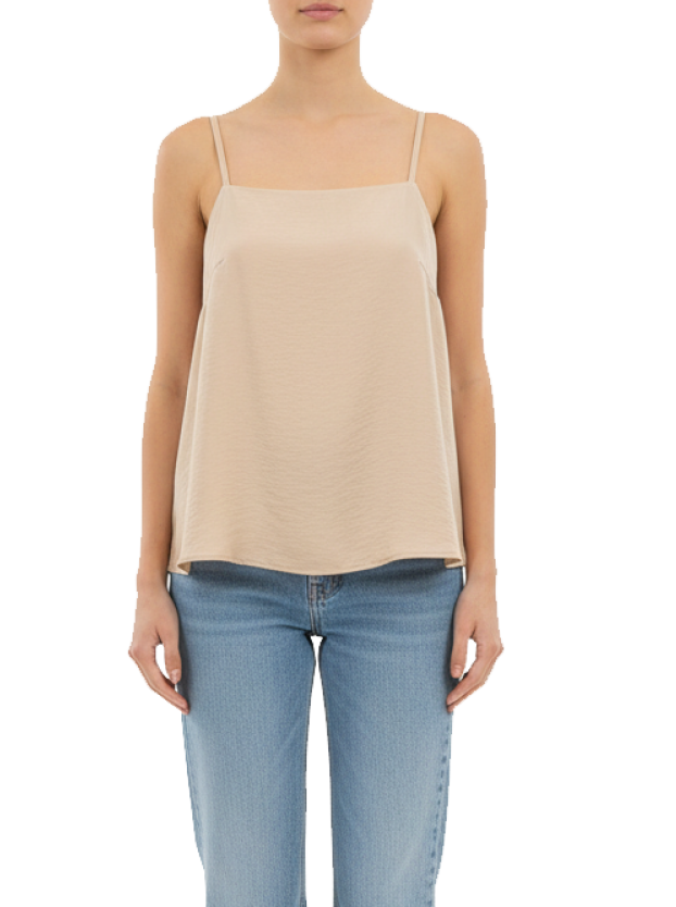 تاپ ساده بندی زنانه کرم