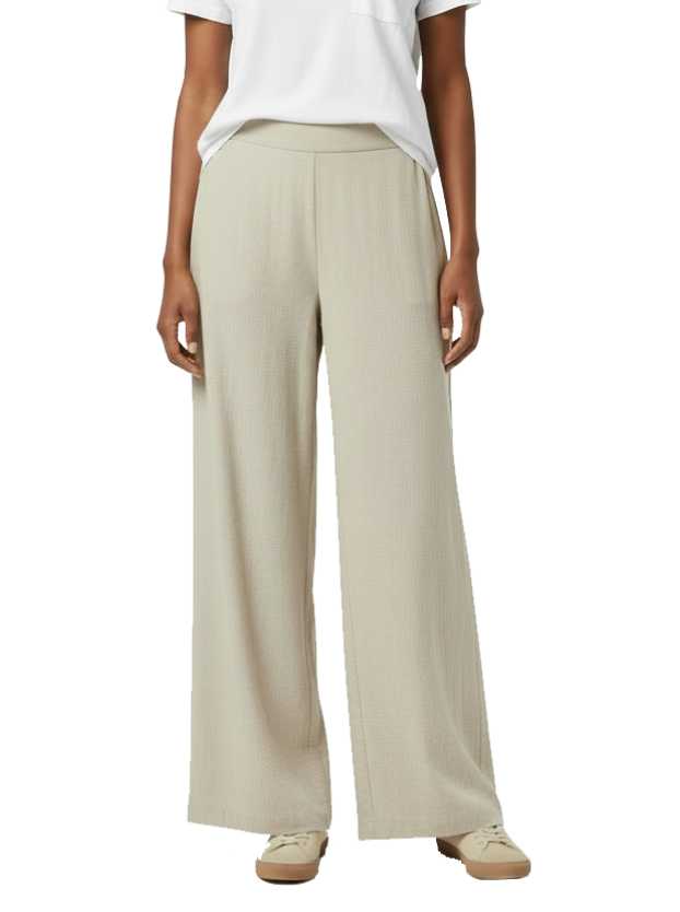 شلوار لینن زنانه کرم