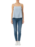  تاپ ساده بندی زنانه آبی