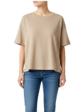 تیشرت آستین کوتاه زنانه کرم