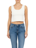 کراپ تاپ ساده زنانه سفید