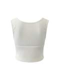 کراپ تاپ ساده زنانه سفید