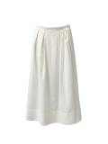 دامن پیلی دار زنانه سفید