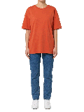 تیشرت آزاد زنانه آجری