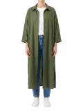 مانتو بلند زنانه سبز