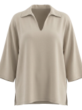 بلوز روزمره زنانه کرم