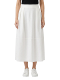 دامن لینن زنانه سفید
