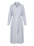 پیراهن دکمه دار زنانه آبی