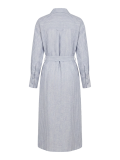 پیراهن دکمه دار زنانه آبی