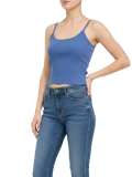 تاپ بندی زنانه آبی نفتی
