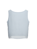 تاپ یقه هفت زنانه آبی روشن