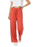 شلوار راسته زنانه آجری