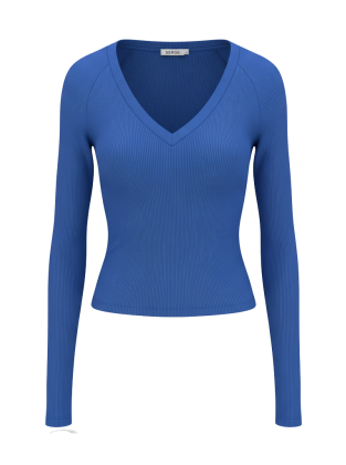 بلوز ساده یقه هفت